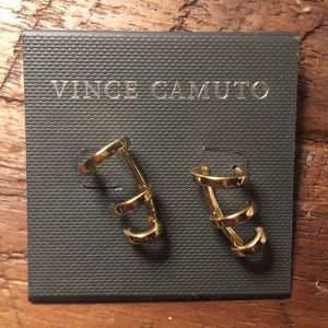 Vince Camuto gold cuff earrings